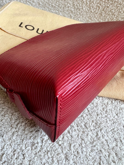 Louis Vuitton Cosmetic Pouch PM Red Epi