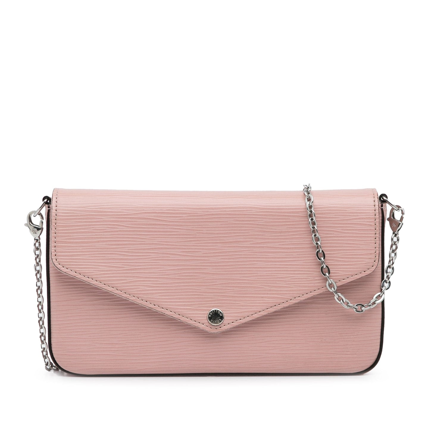 Pink Louis Vuitton Epi Pochette Felicie Crossbody Bag
