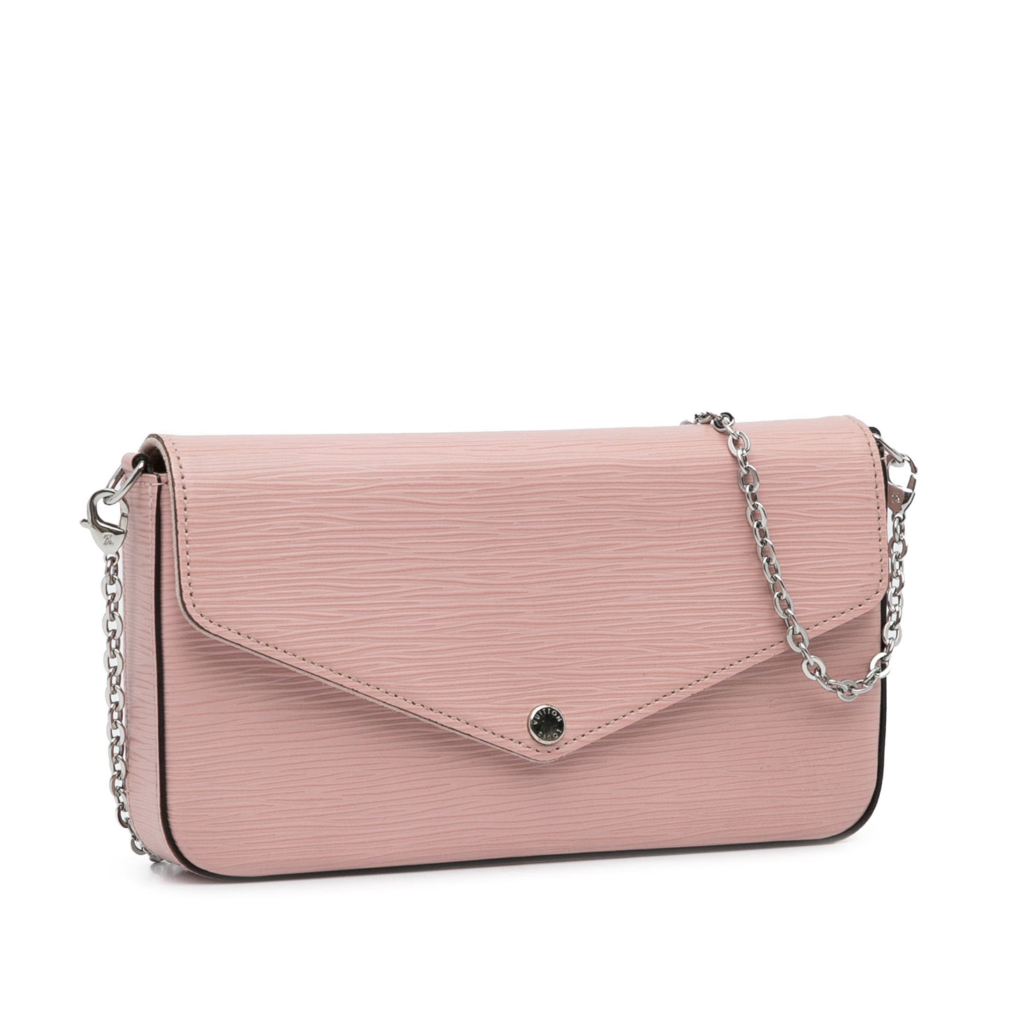 Pink Louis Vuitton Epi Pochette Felicie Crossbody Bag
