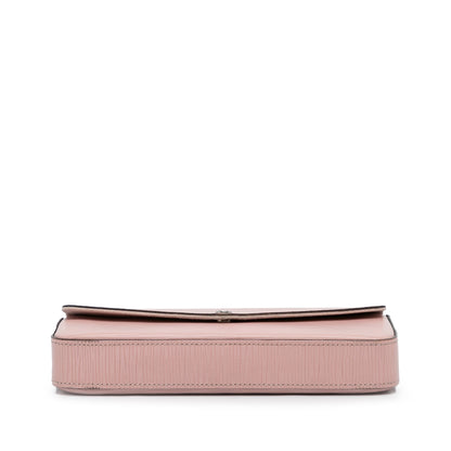 Pink Louis Vuitton Epi Pochette Felicie Crossbody Bag