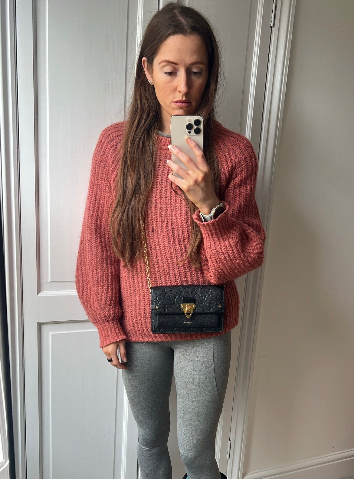 Louis Vuitton Black Empreinte Vavin Chain Wallet (RRP £1430)