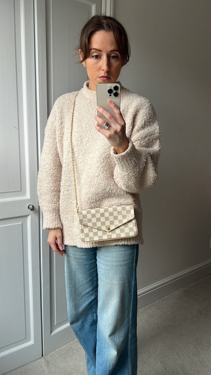 Louis Vuitton Felicie Pochette Damier Azur (RRP £1110)