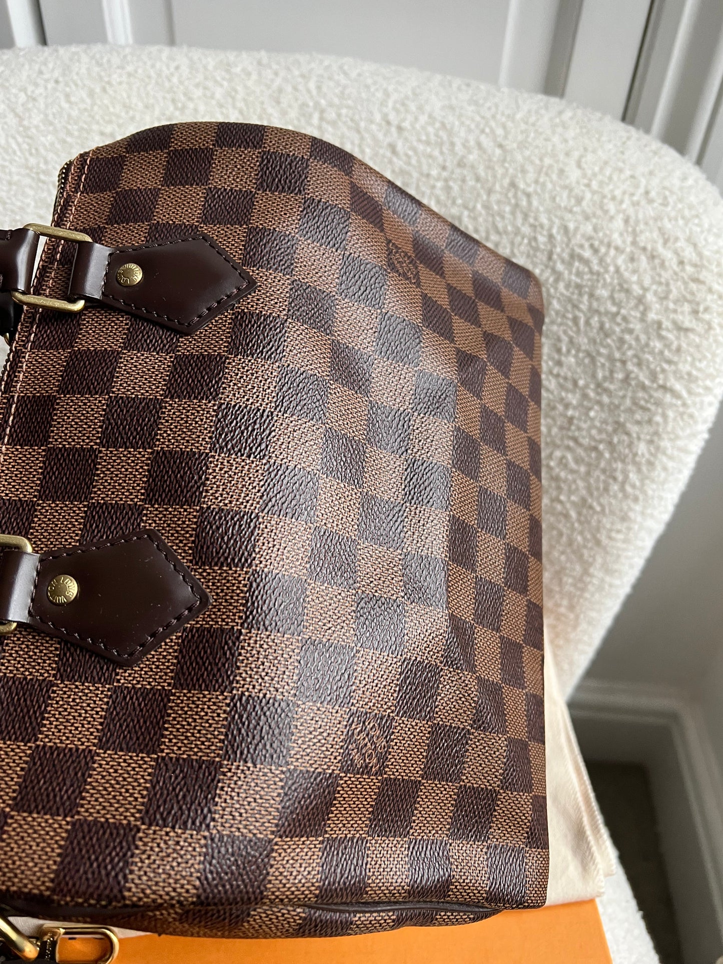 Louis Vuitton Speedy 25 Bandouliere Damier Ebene (RRP £1,440)