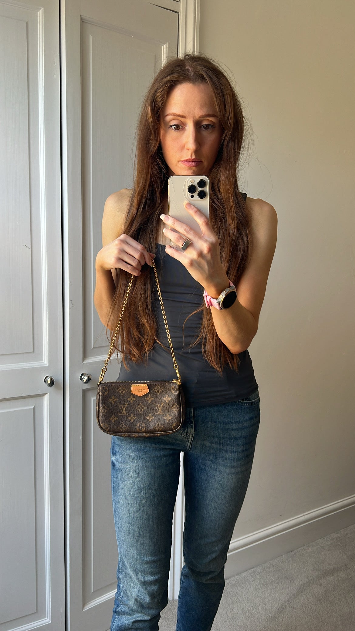 Louis Vuitton Multi Pochette Accessoires Rose Chiaro (RRP £2070)