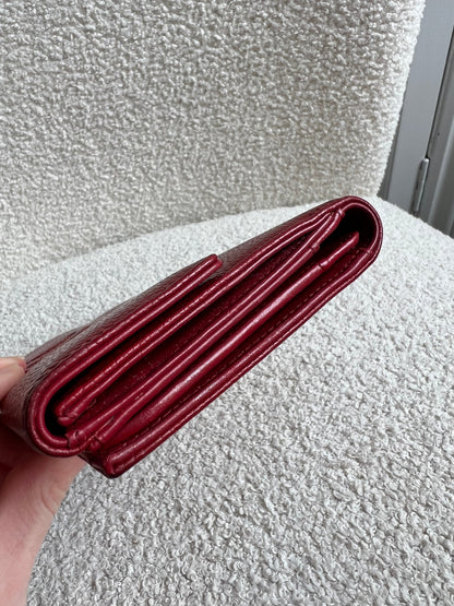 Chanel Red Caviar Timeless Large Flap Wallet