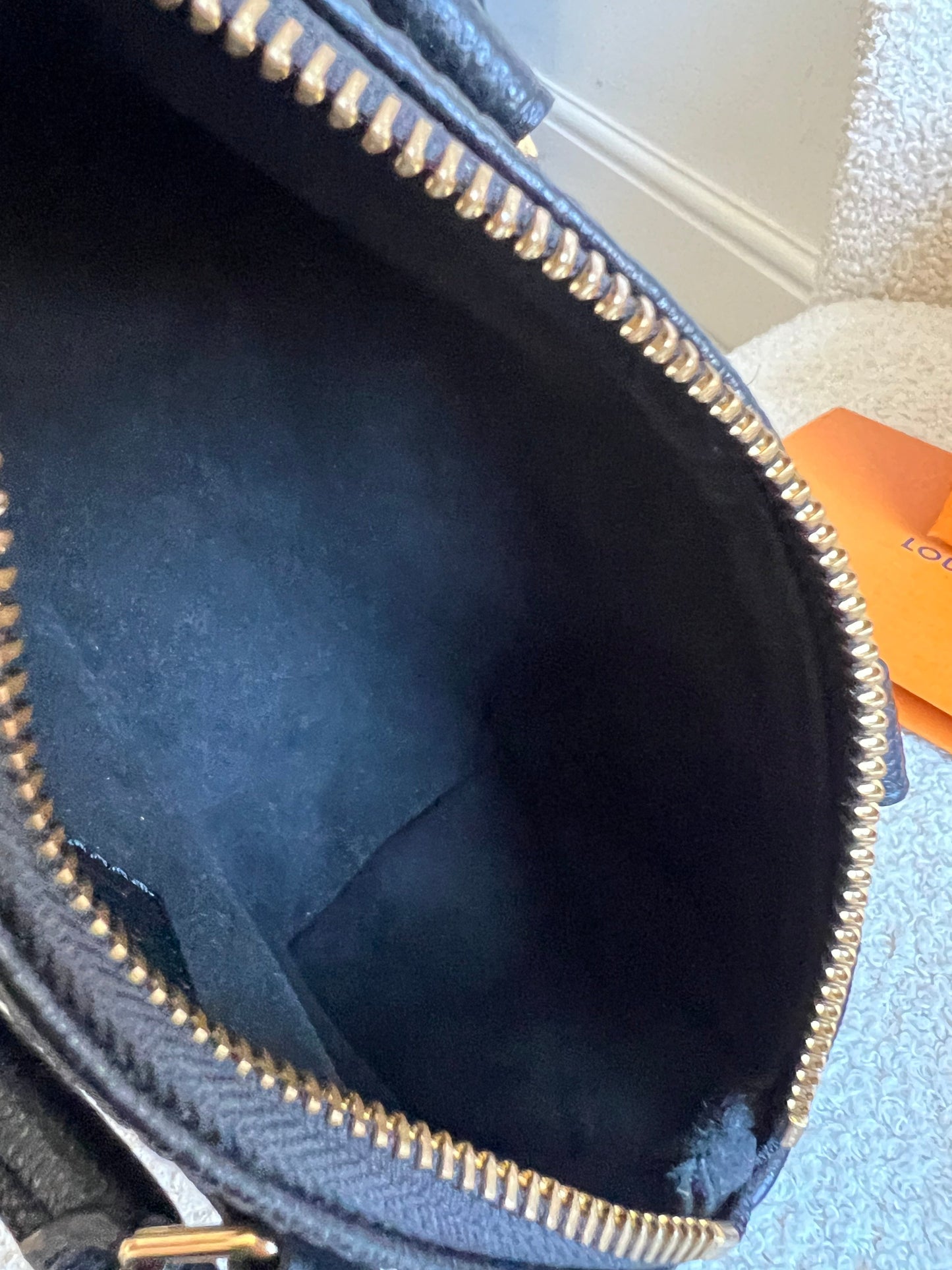 Louis Vuitton Speedy Nano Black Empreinte (RRP £1540)