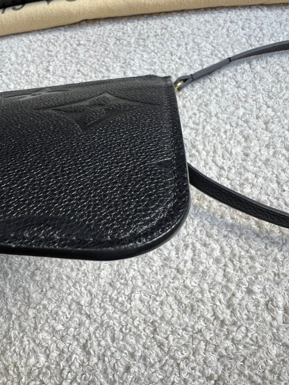 Louis Vuitton Neverfull MM Black Empreinte (RRP £1,970)