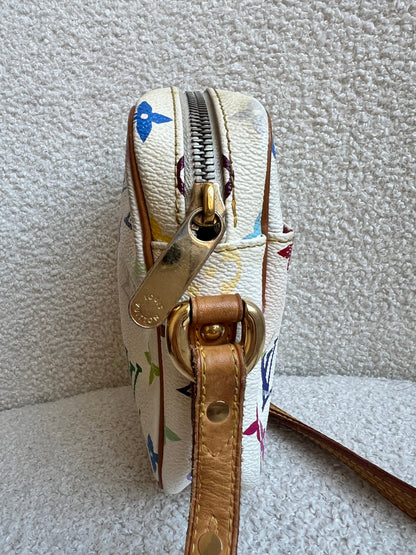 Louis Vuitton Rift Bag White Multicolore Takashi