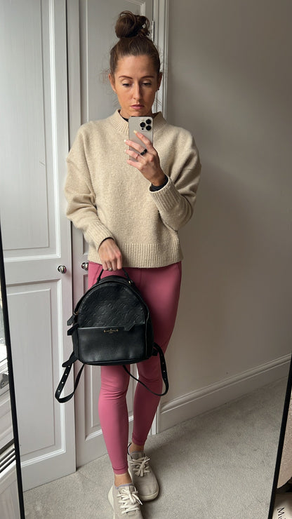 Louis Vuitton Sarbonne Backpack Black Empreinte