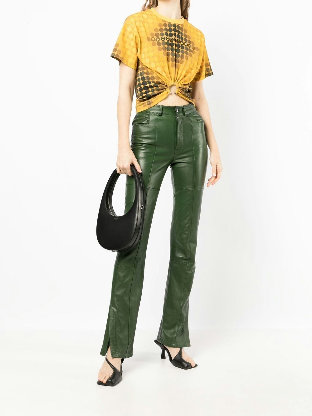 SWIPE LEATHER CROSSBODY BAG