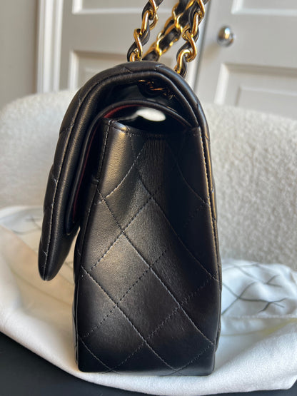 Chanel Jumbo Classic Flap in Black Lambskin Gold Hardware (RRP £9,830)