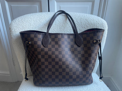 Louis Vuitton Neverfull MM Damier Ebene Cherry Interior (RRP £1,430)
