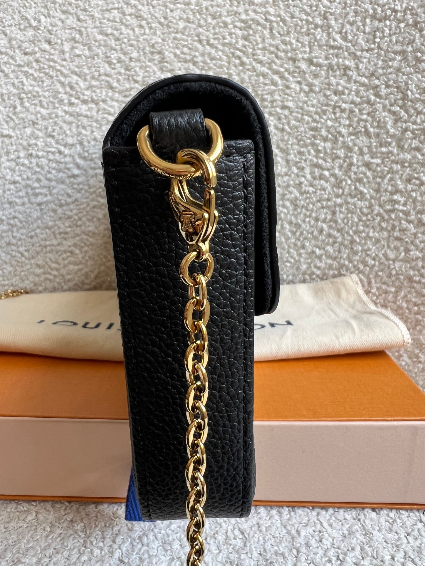 Louis Vuitton Felicie Pochette Black Empreinte Monogram (RRP £1230)