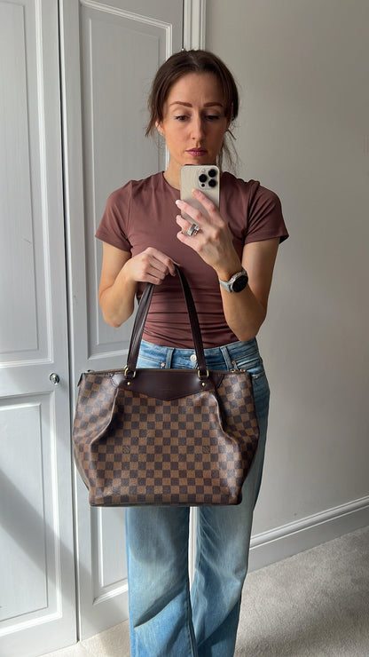 Louis Vuitton Westminster MM Tote Damier Ebene