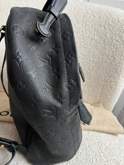 Louis Vuitton Sarbonne Backpack Black Empreinte