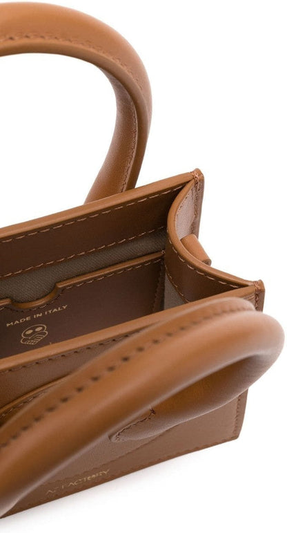 LEATHER MICRO CROSSBODY BAG