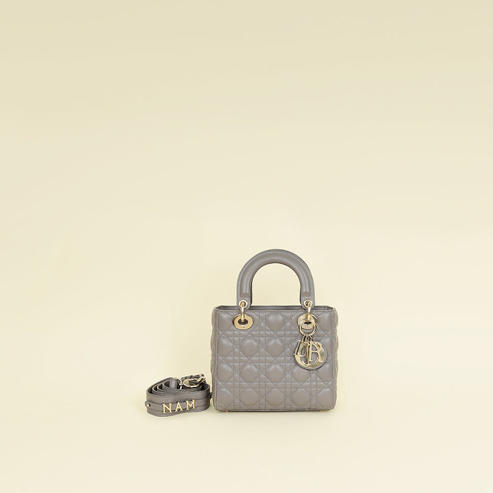Dior Lady Dior Leather Handbag Style 87