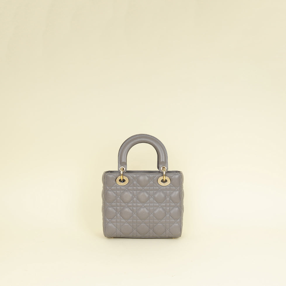 Dior Lady Dior Leather Handbag Style 87