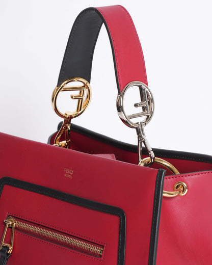 Fendi Red Calfskin Leather Runway Small Bag
