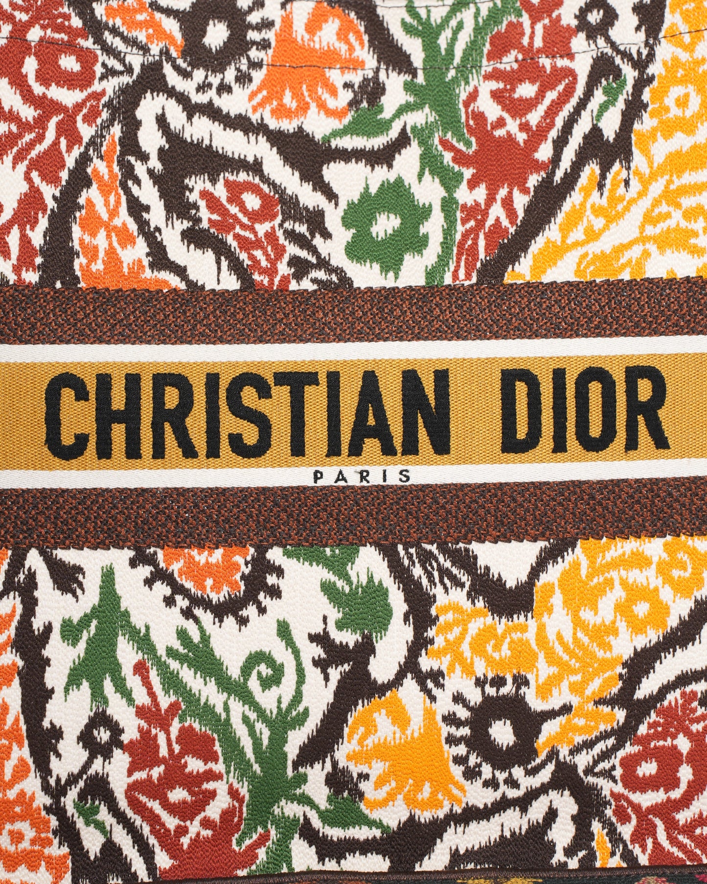 New Christian Dior Large Book Tote In Multicolour Paisley
