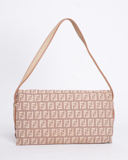Fendi Canvas Shoulder Bag