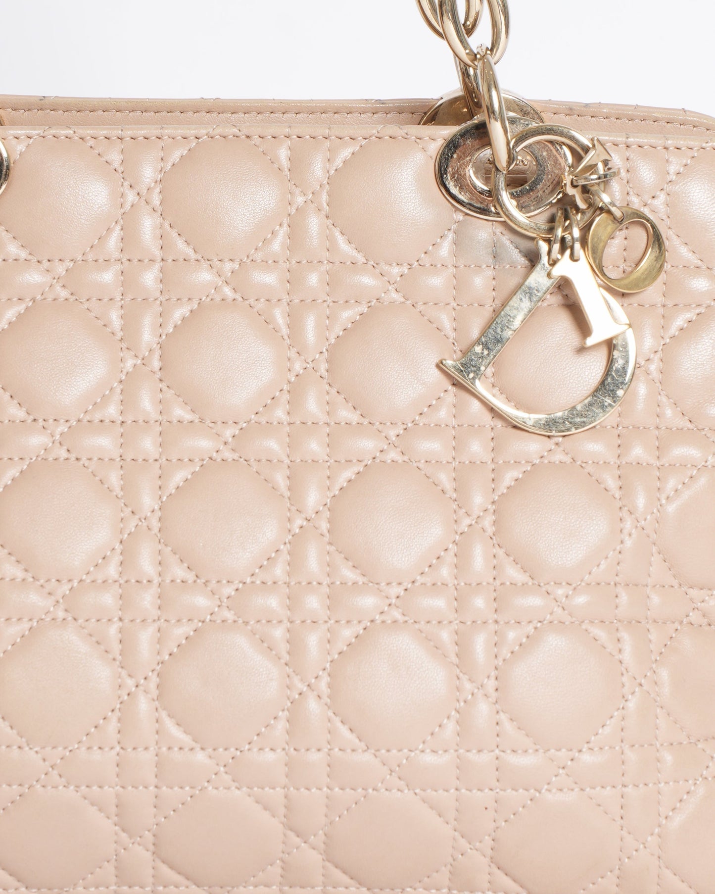 Christian Dior Small Cannage Soft Lady Dior Shopper Tote
