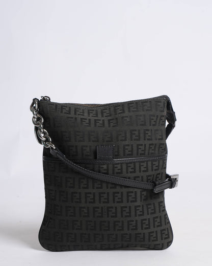 Fendi Zucchino FF Crossbody Bag
