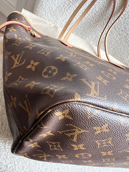 Louis Vuitton Neverfull MM Monogram Pivoine (RRP £1,430)