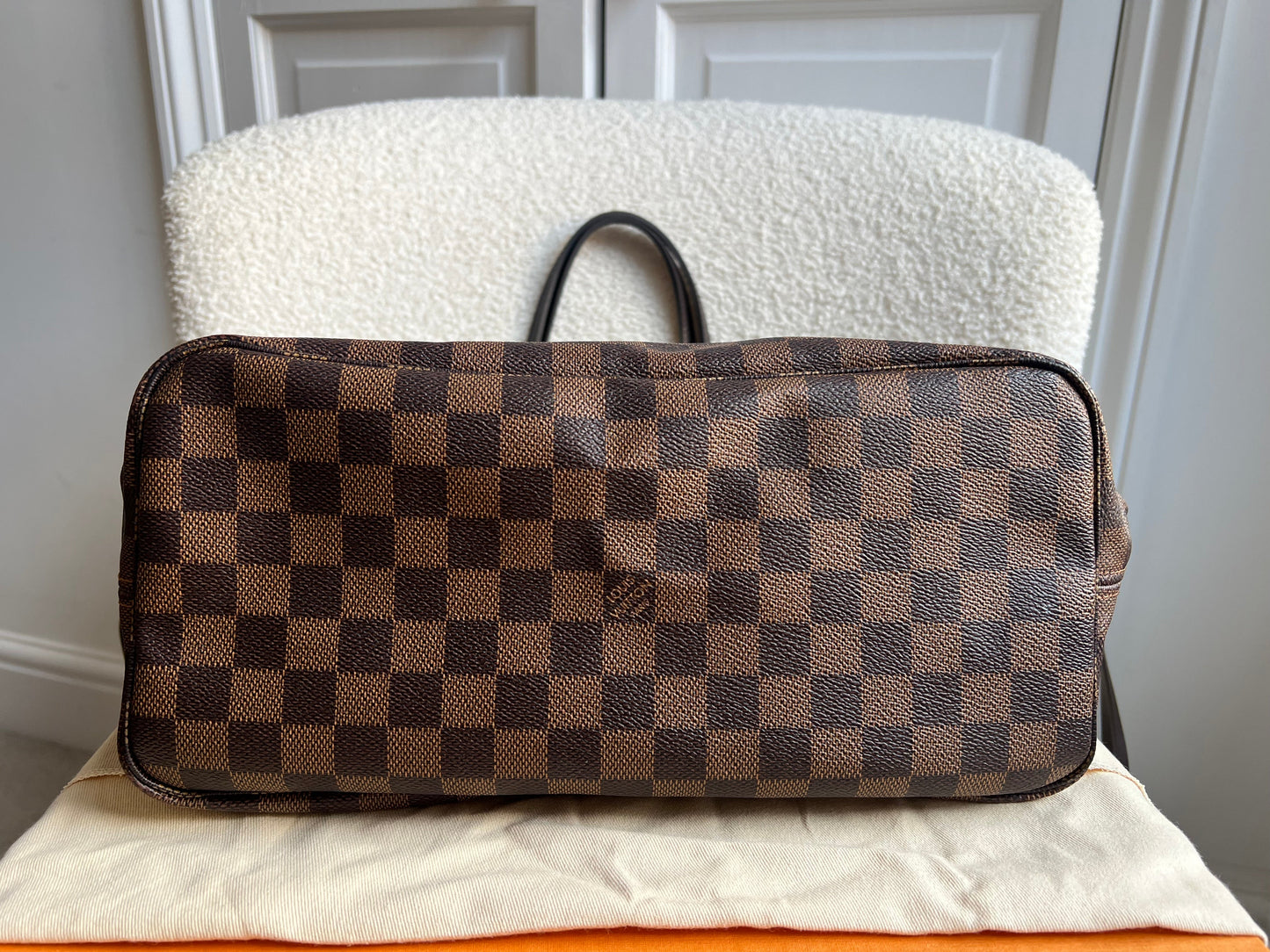 Louis Vuitton Neverfull MM Damier Ebene Rose Ballerine (RRP £1470)