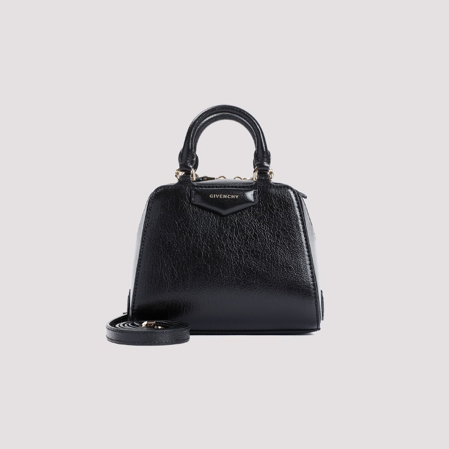 ANTIGONA CUBE NANO LEATHER CROSSBODY BAG