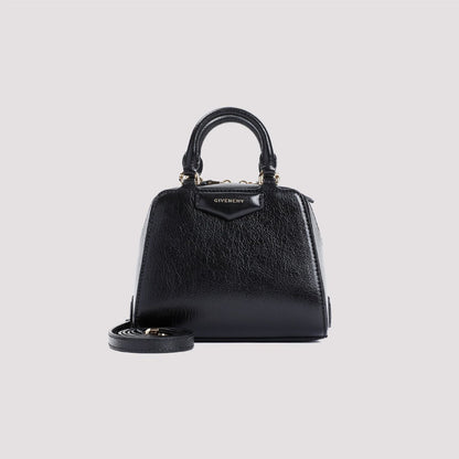 ANTIGONA CUBE NANO LEATHER CROSSBODY BAG