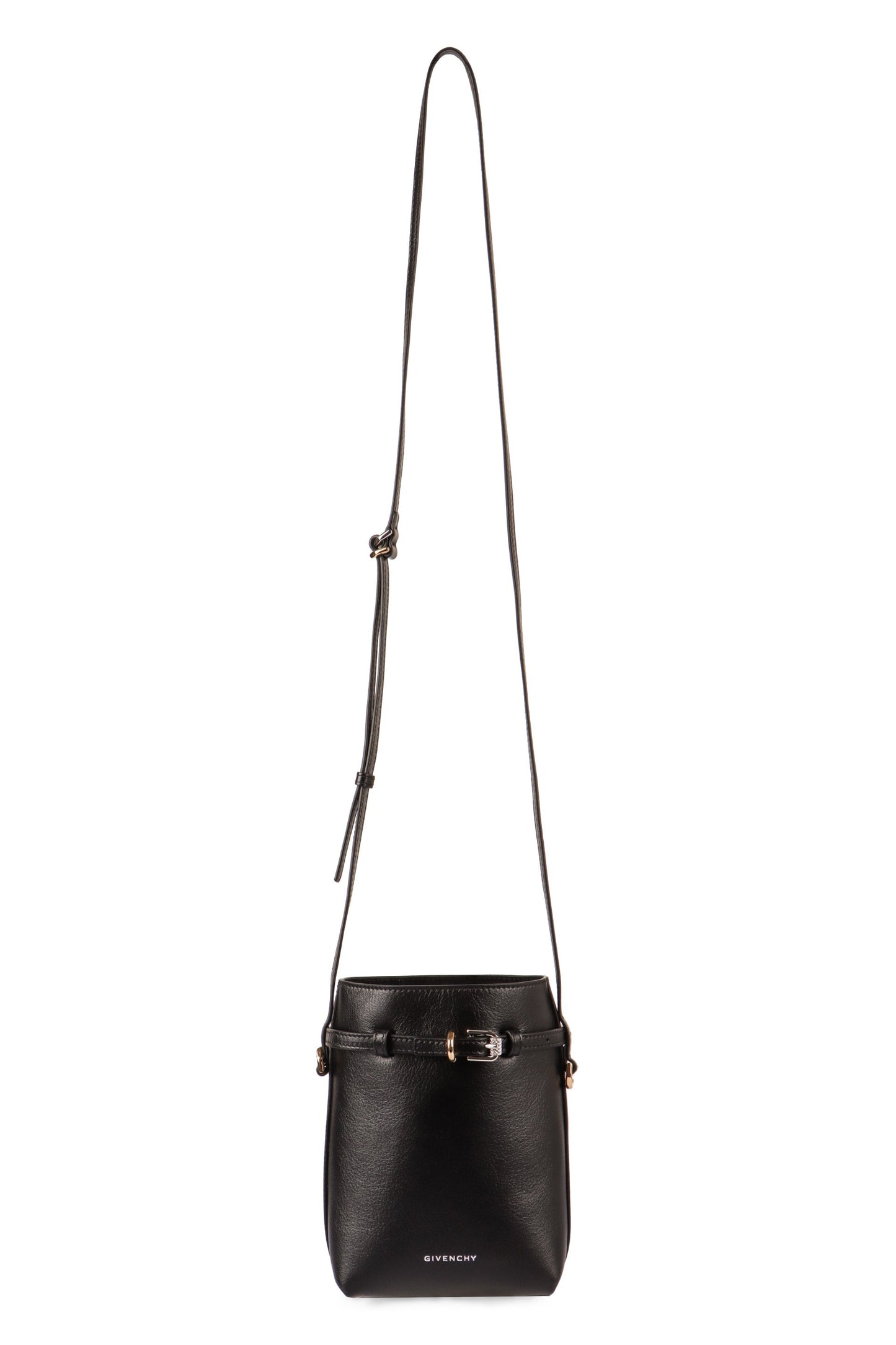 VOYOU LEATHER CROSSBODY PHONE HOLDER