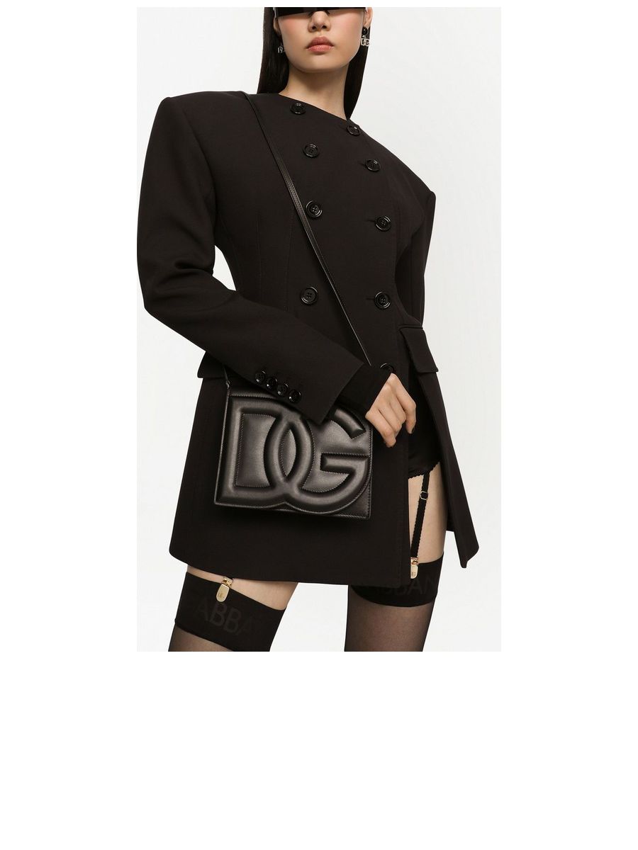 Calfskin DG Logo Bag Crossbody Bag