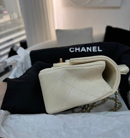 Chanel Luxury Caviar Gold Handbag