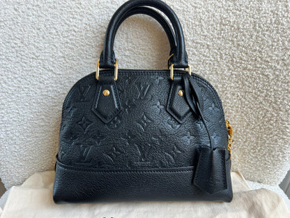 Louis Vuitton Alma Neo BB Black Empreinte  (RRP £2,020)