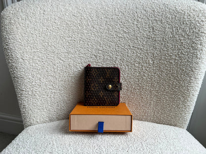 Louis Vuitton Perforated Monogram Fuchsia Compact Wallet