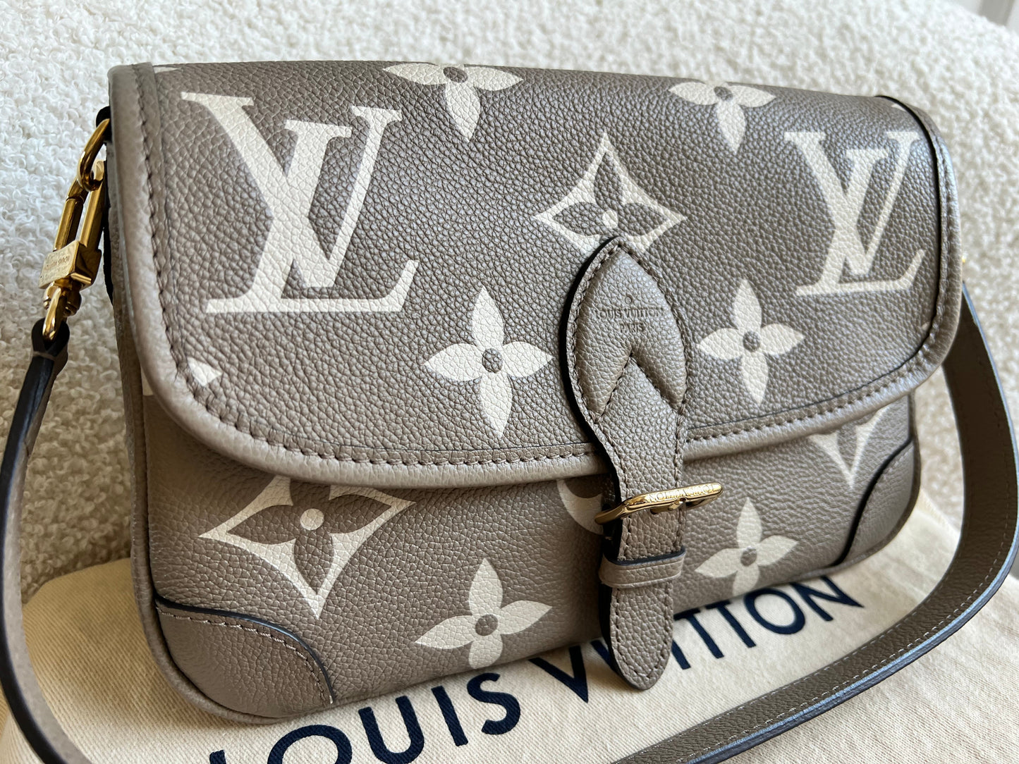 Louis Vuitton Diane Satchel Bicolour Empreinte (RRP £2,170)