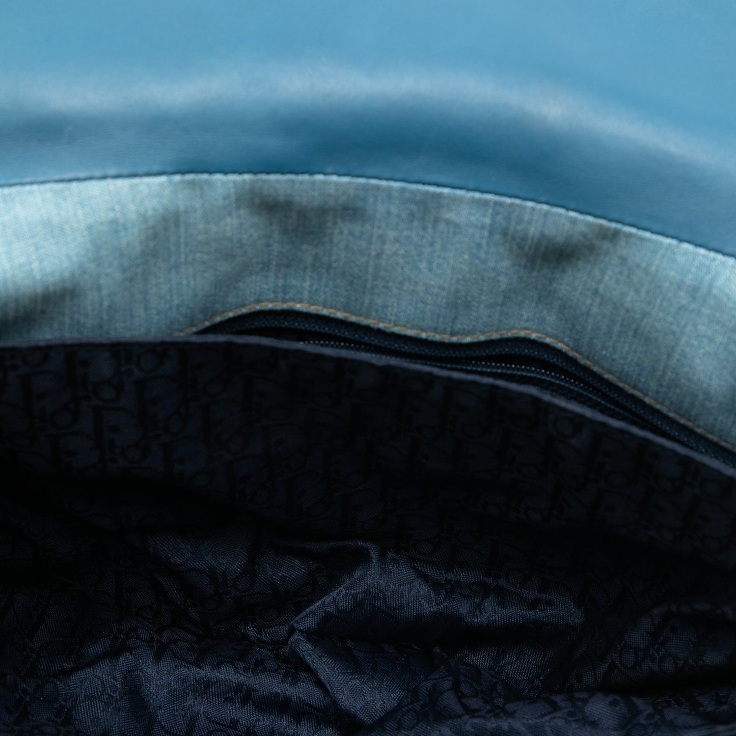 Dior Luxury Leather Shoulder Bag Blue