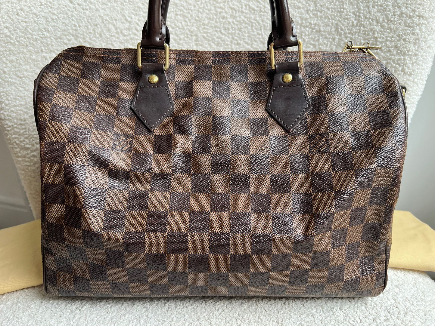 Louis Vuitton Speedy Bandouliere 30 Damier Ebene (RRP £1490)