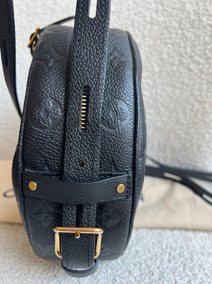Louis Vuitton Boite Chapeau Souple MM Black Empreinte (RRP £2590)