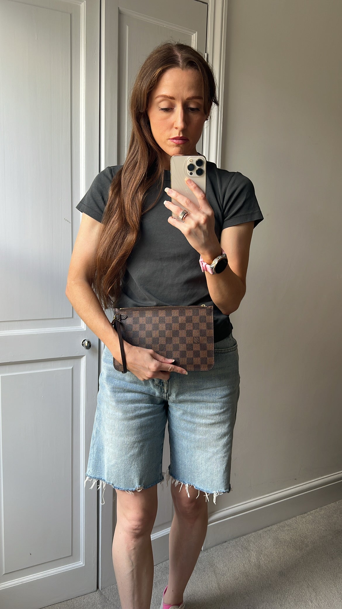 Louis Vuitton Pouch (from Neverfull) in Damier Ebene