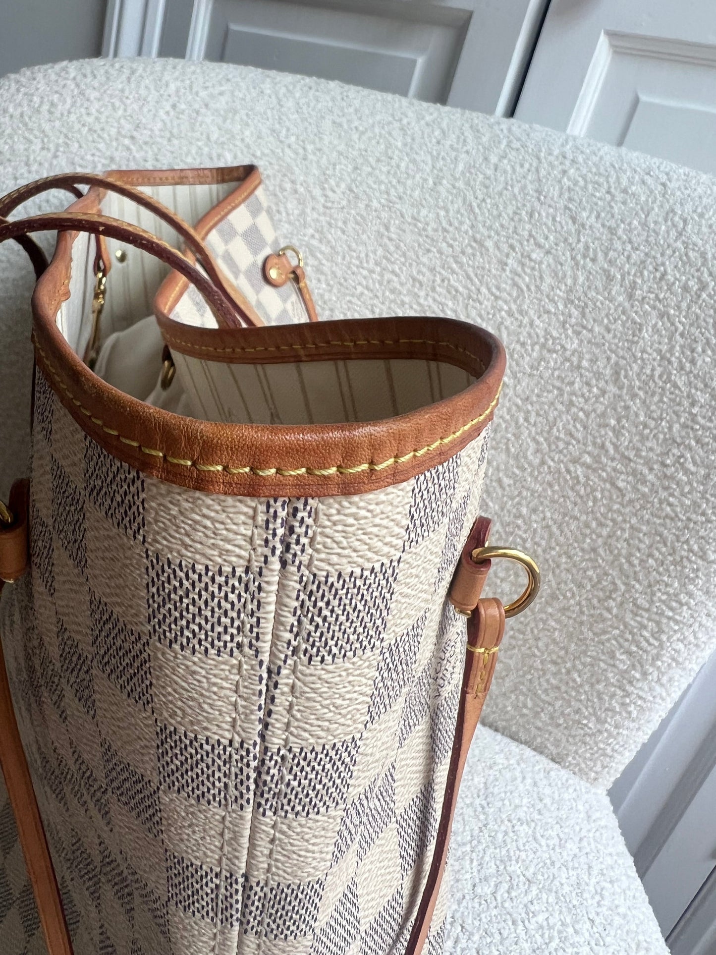 Louis Vuitton Neverfull MM Monogram Damier Azur (RRP £1,470)