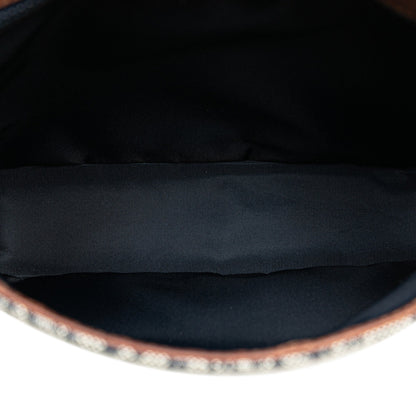 Dior Leather Canvas Crossbody Bag