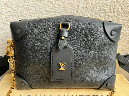 Louis Vuitton Black Empreinte Petite Malle Souple Bag (RRP £2420)
