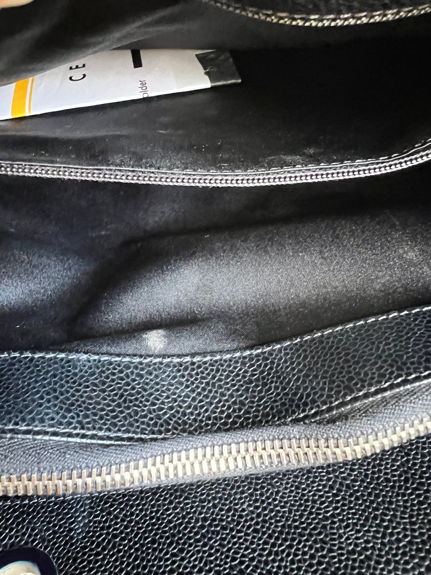 Chanel Black Caviar Grand Shopper Tote (GST) Silver Hardware