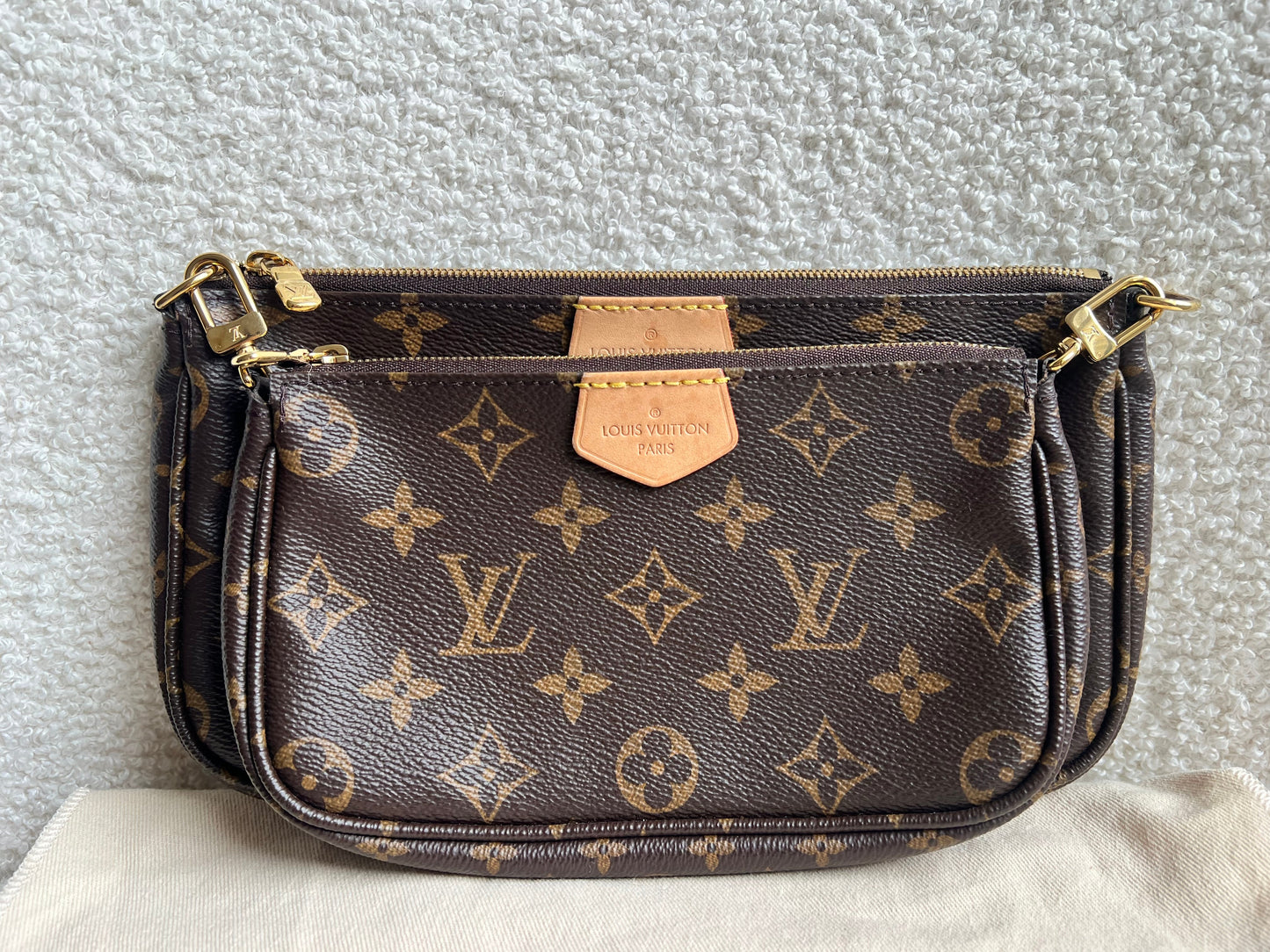 Louis Vuitton Multi Pochette Accessoires Khaki (RRP £2030)