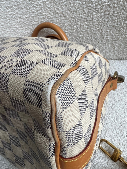 Louis Vuitton Speedy 25 Bandouliere Damier Azur (RRP £1,440)