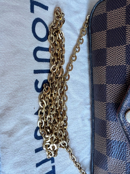 Louis Vuitton Felicie Pochette Damier Ebene (RRP £1090)