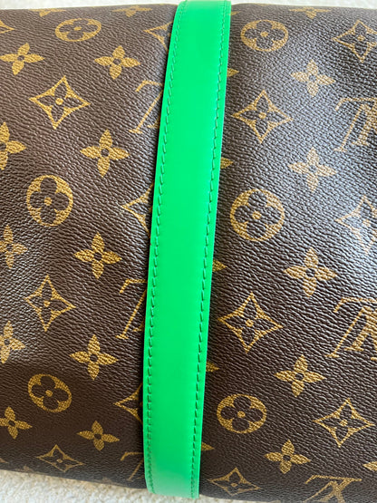 Louis Vuitton Keepall Bandouliere 50 Monogram Macassar and Minty Green (RRP £2,520)