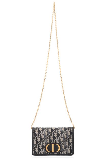 Christian Dior 2 In 1 30 Montaigne Pouch Oblique Jacquard